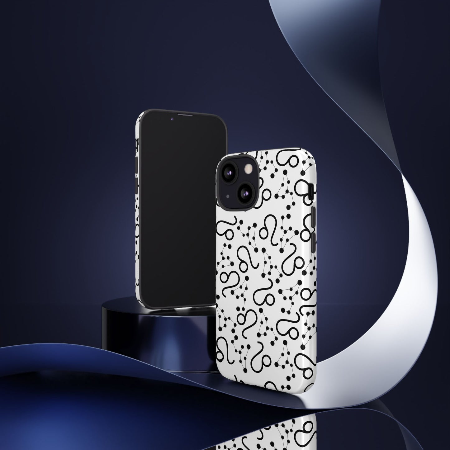 Tough Cases with the Leo Zodiac sign for iPhone, Samsung Galaxy, and Google Pixel devices