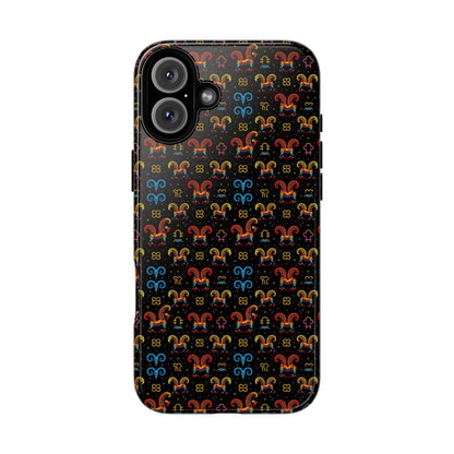 Tough Cases, Aries, Zodiac v1, Metal Pattern