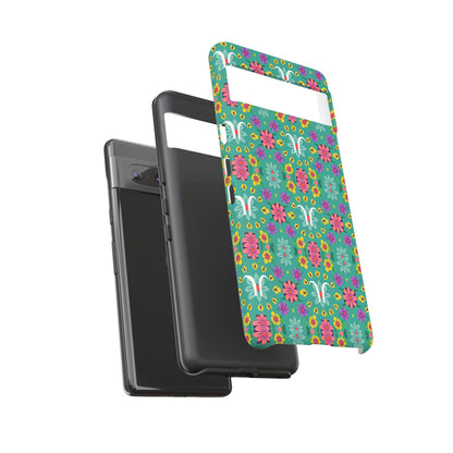 Tough Cases, Aquarius, Zodiac v4, Flower Pattern