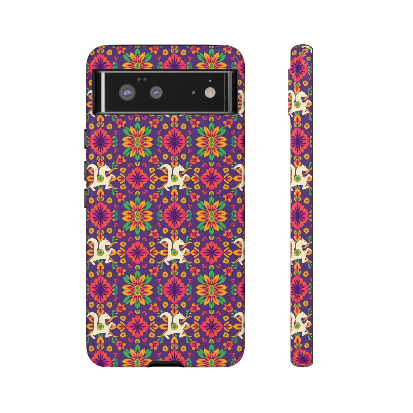 Tough Cases, Aquarius, Zodiac v1, Flower Pattern