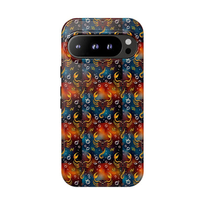 Tough Cases, Scorpio, Zodiac v2, Bubble Pattern