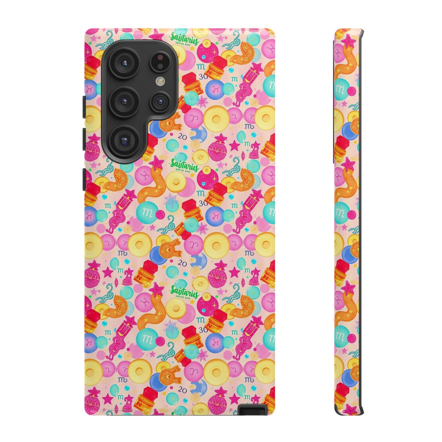 Tough Cases, Sagittarius, Zodiac v2, Bubble Pattern