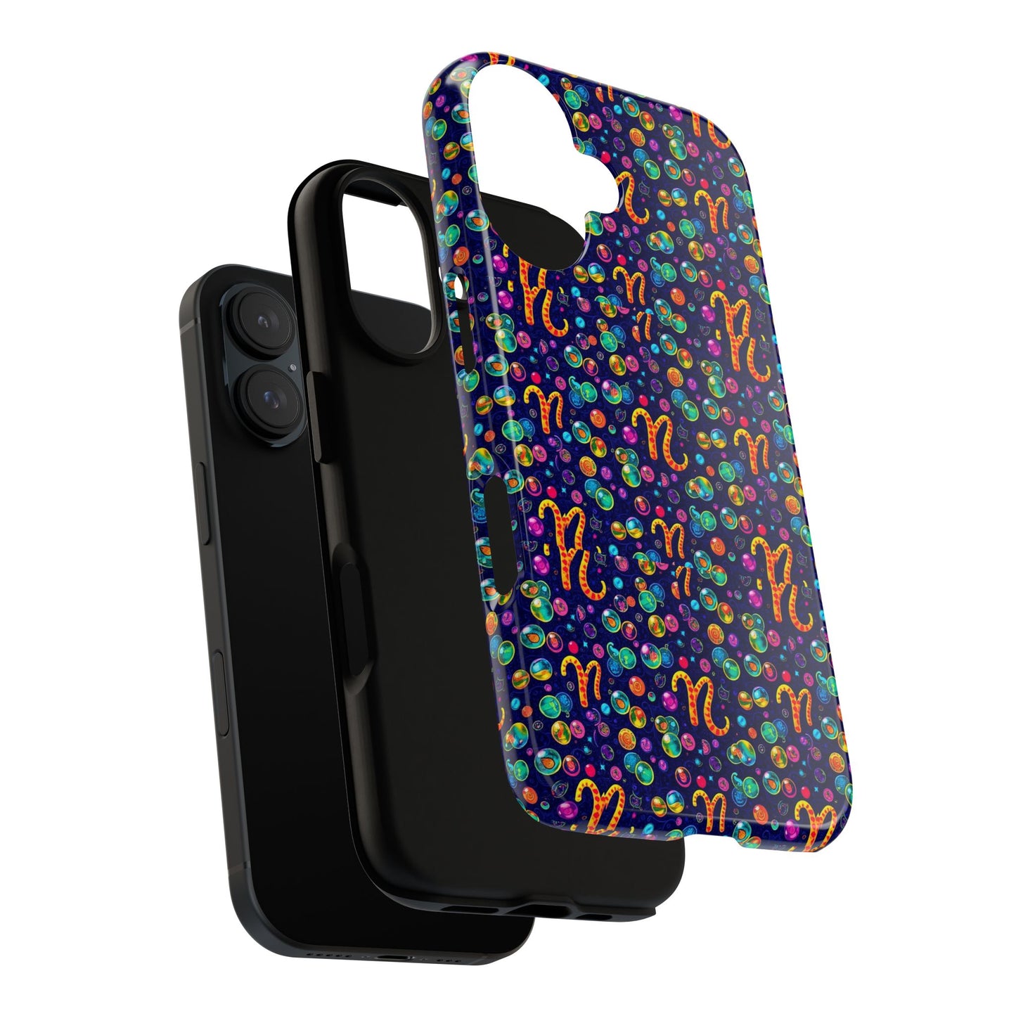 Tough Cases, Aquarius, Zodiac, Bubble Pattern