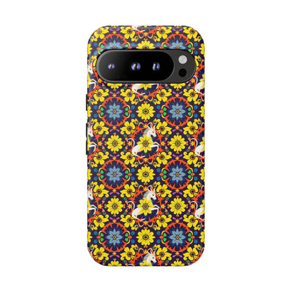Tough Cases, Aquarius, Zodiac v3, Flower Pattern