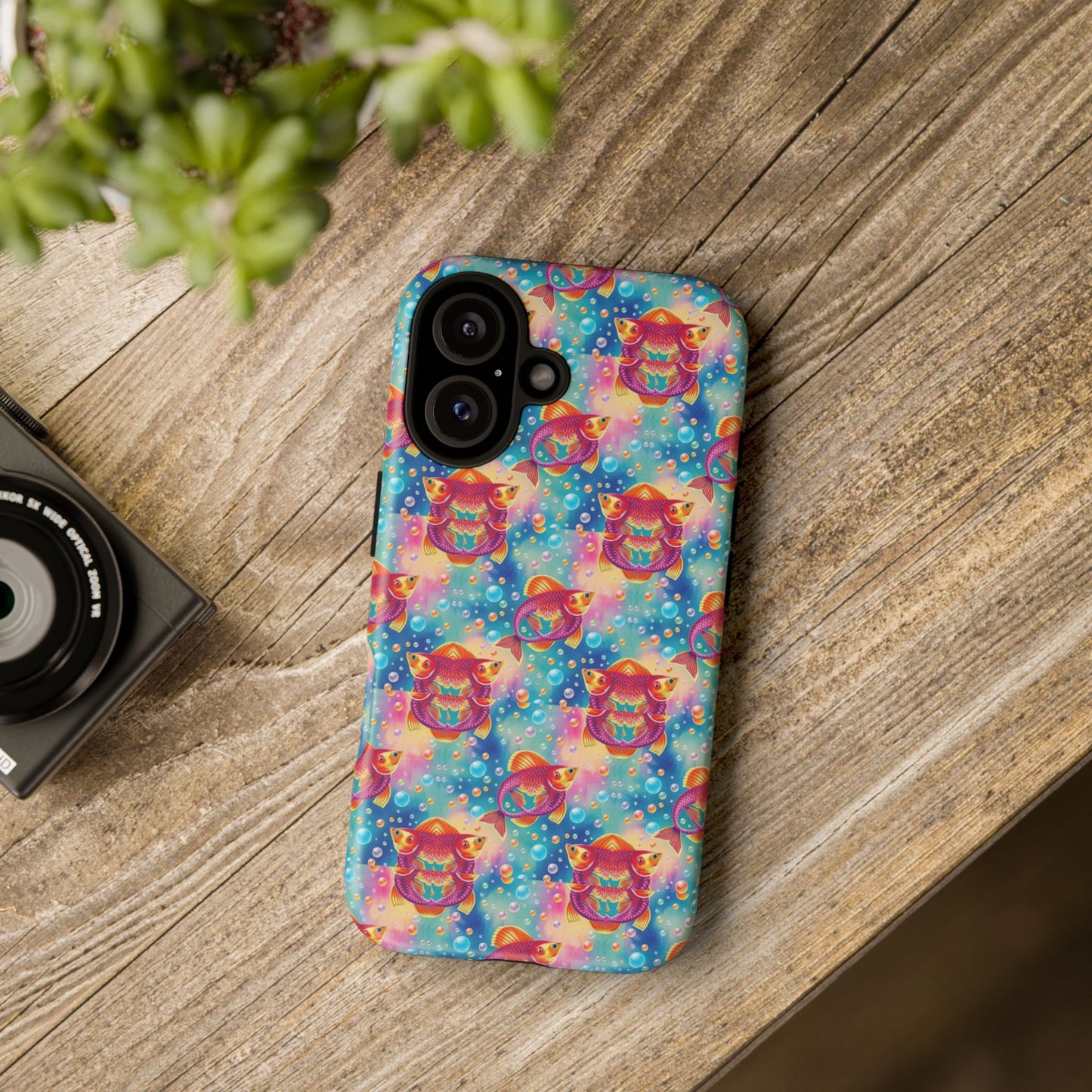 Tough Cases, Pisces, Zodiac v1, Bubble Pattern