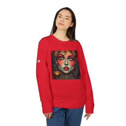 Adidas, Unisex Fleece Crewneck Sweatshirt, Libra, Pop Art v1, Zodiac