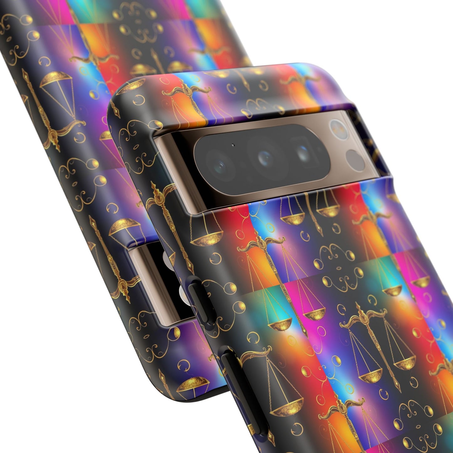 Tough Cases, Libra, Zodiac v1, Metal Pattern