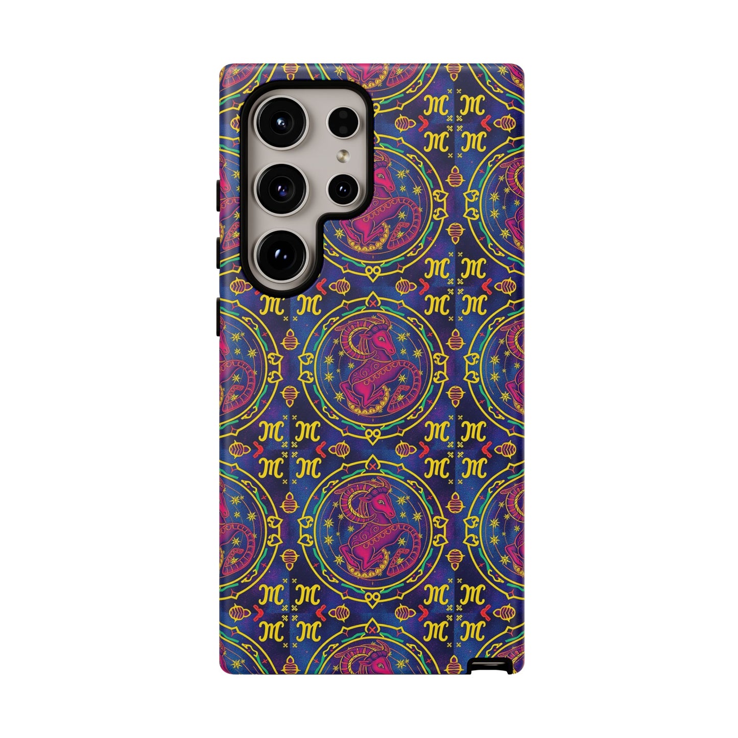 Tough Cases, Capricorn, Zodiac, Metal Pattern