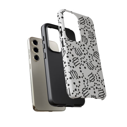 Tough Cases with the Virgo Zodiac sign for iPhone, Samsung Galaxy, and Google Pixel devices