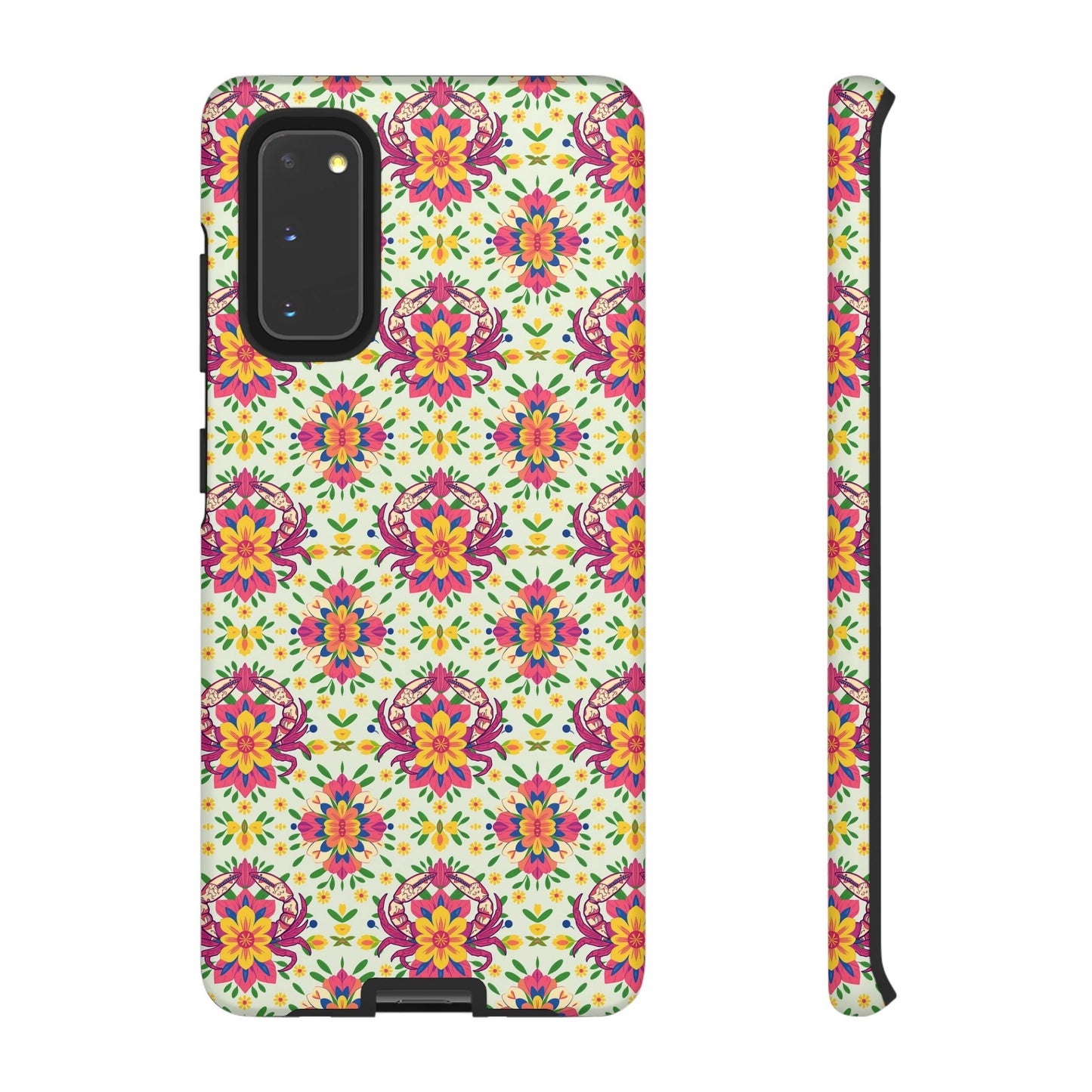 Tough Cases, Cancer, Zodiac v3, Flower Pattern