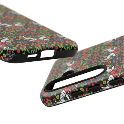 Tough Cases, Taurus, Zodiac v2, Flower Pattern