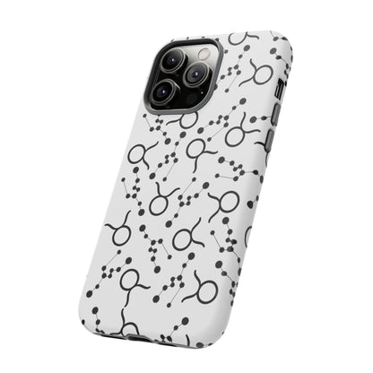 Tough Cases with the Taurus Zodiac sign for iPhone, Samsung Galaxy, and Google Pixel devices