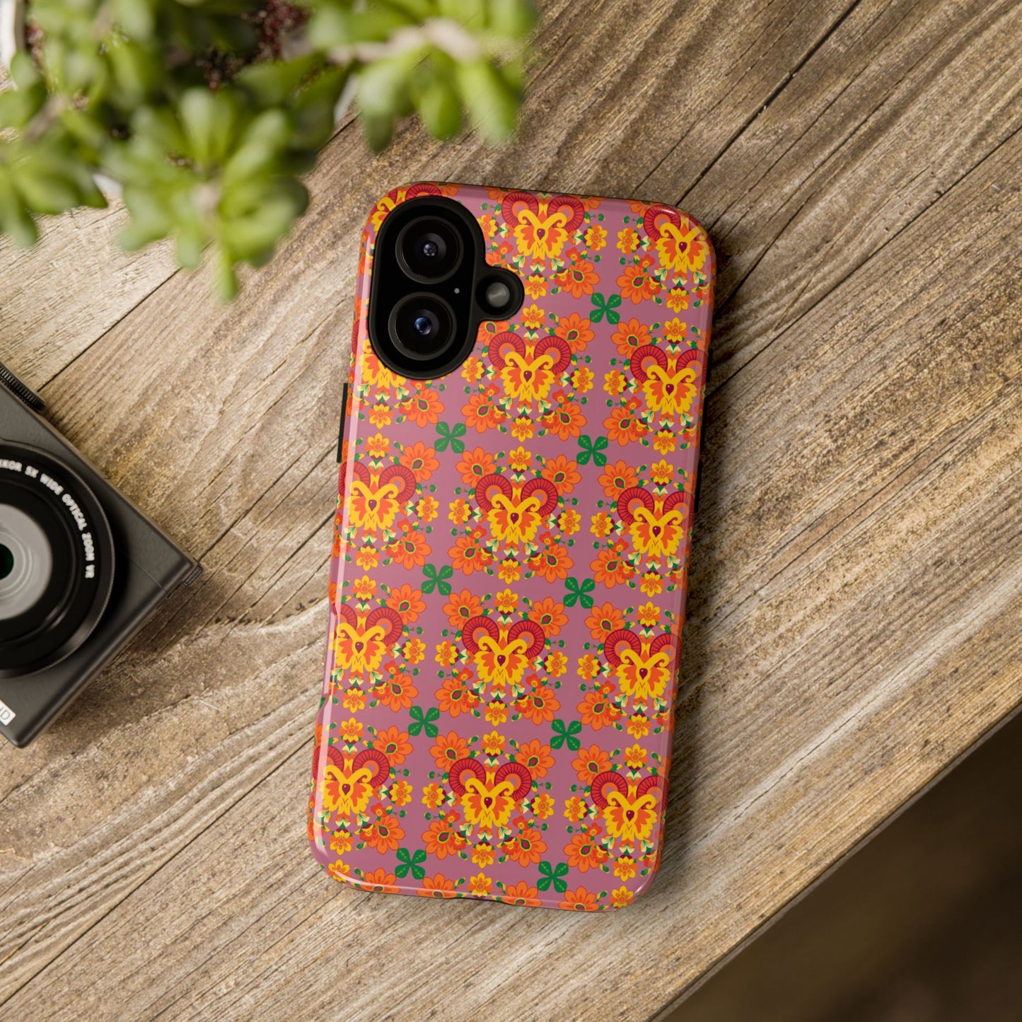 Tough Cases, Aries, Zodiac v1, Flower Pattern