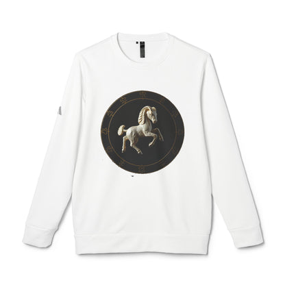 Adidas, Unisex Fleece Crewneck Sweatshirt, Capricorn, Space Animal, Zodiac
