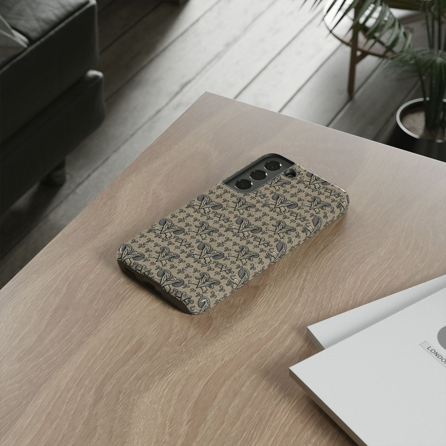 Tough Cases, Aries, Zodiac, Metal Pattern