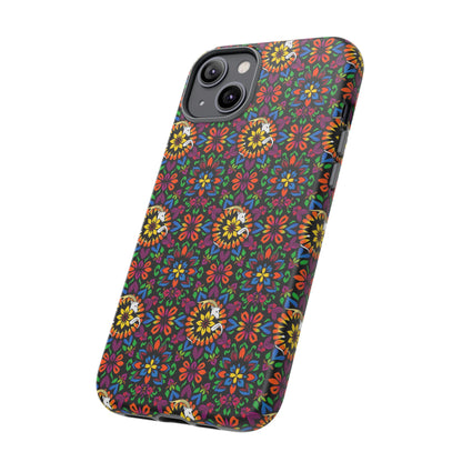 Tough Cases, Capricorn, Zodiac v2, Flower Pattern