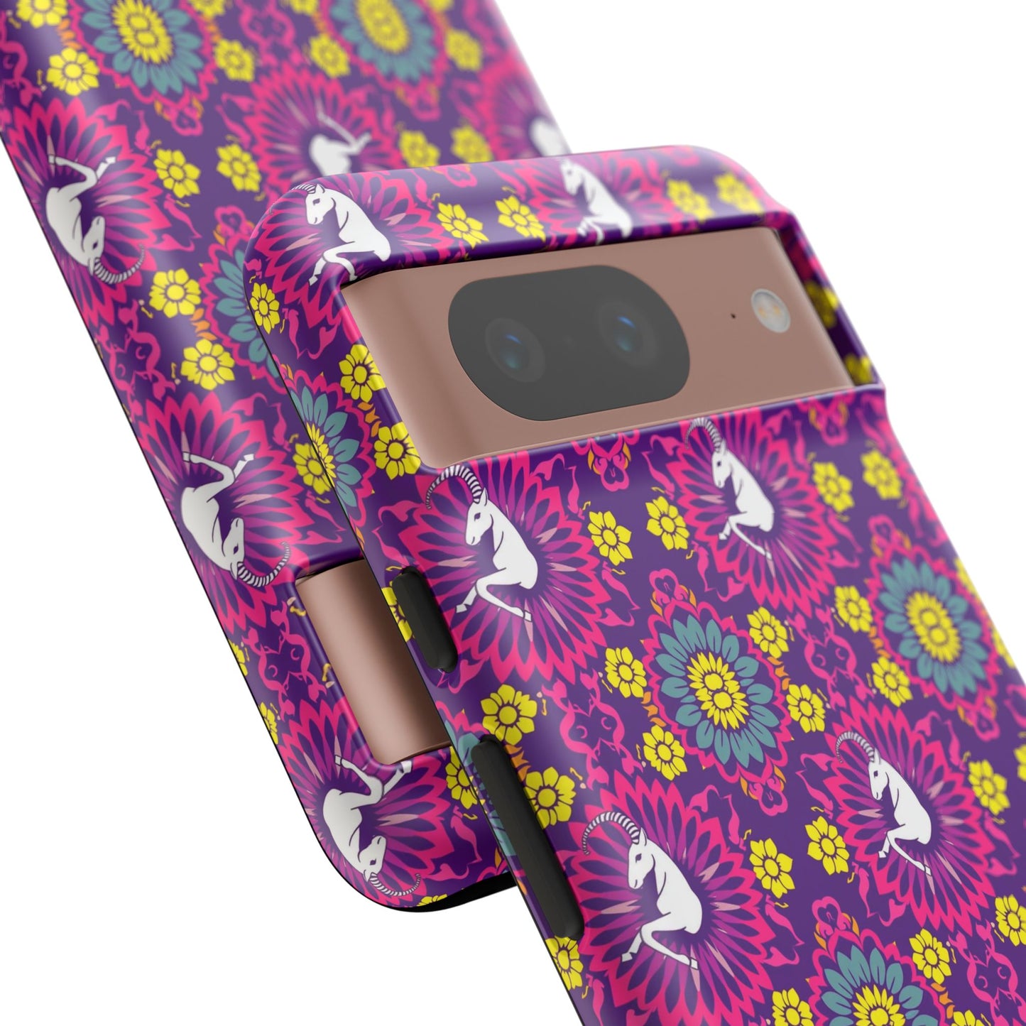 Tough Cases, Capricorn, Zodiac, Flower Pattern