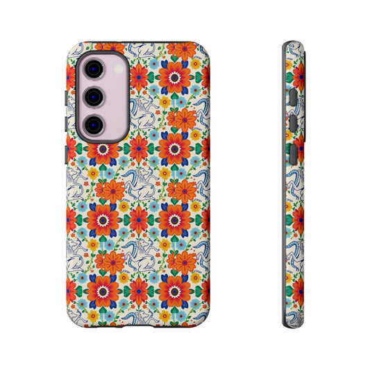 Tough Cases, Virgo, Zodiac v4, Flower Pattern