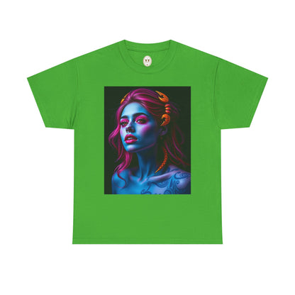 Unisex Heavy Cotton T-Shirt, Scorpio, Zodiac, Sexy Art