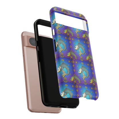 Tough Cases, Pisces, Zodiac v2, Metal Pattern