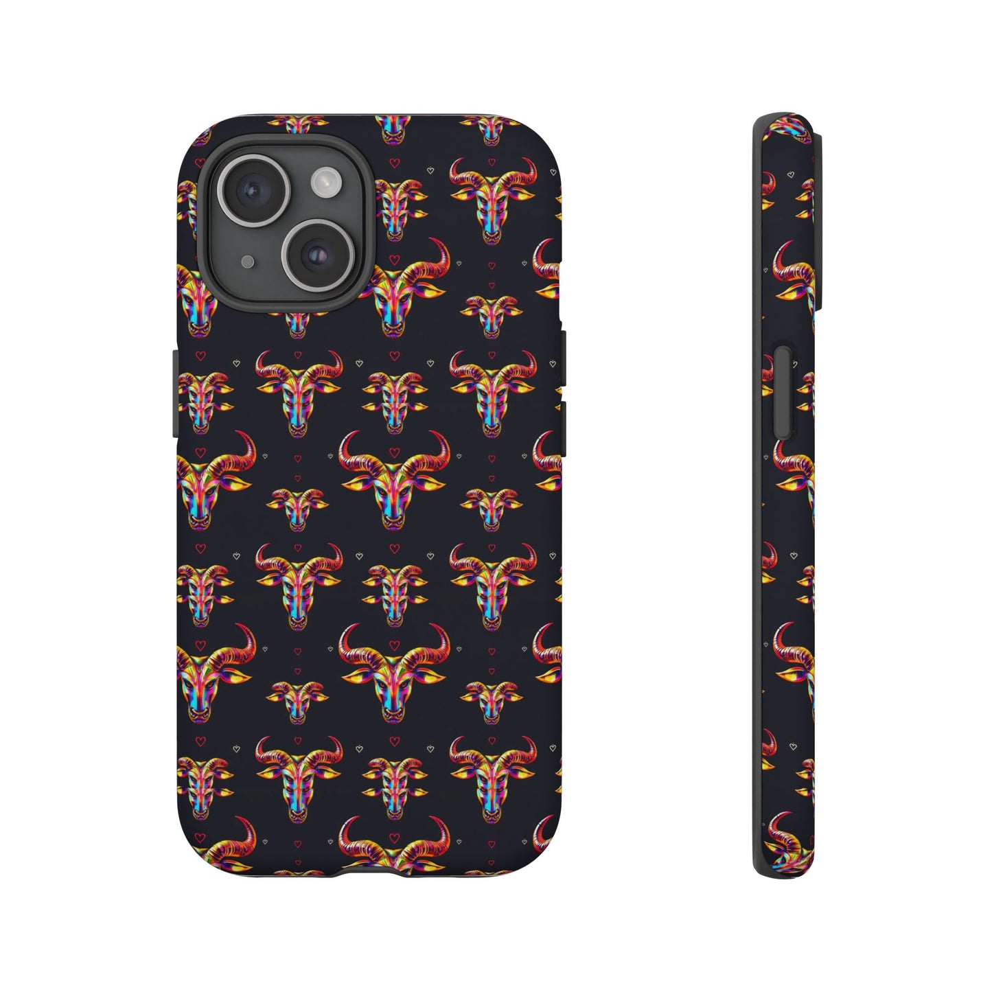 Tough Cases, Taurus, Zodiac, Metal Pattern