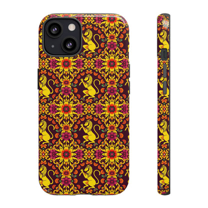 Tough Cases, Virgo, Zodiac v1, Flower Pattern