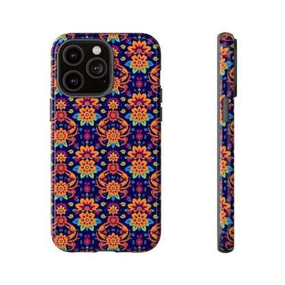 Tough Cases, Cancer, Zodiac, Flower Pattern
