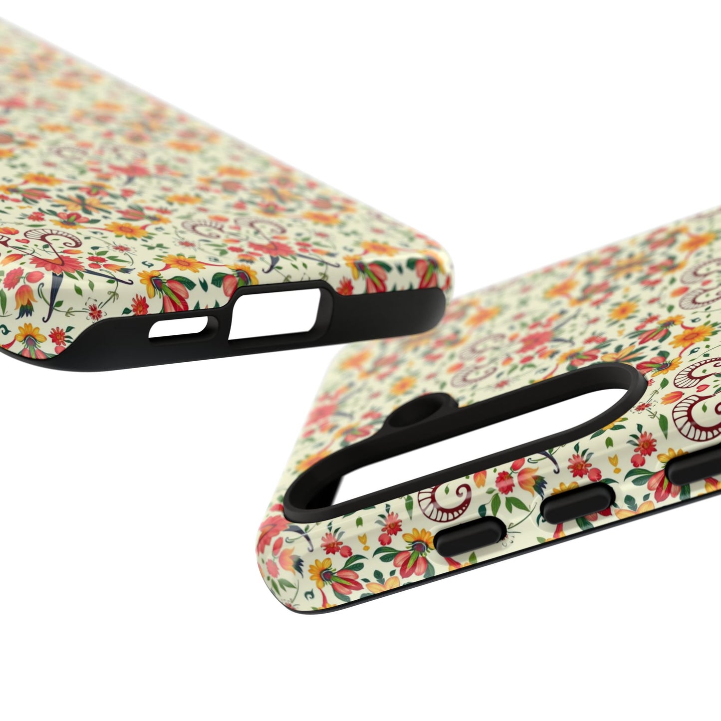 Tough Cases, Aries, Zodiac, Flower Pattern
