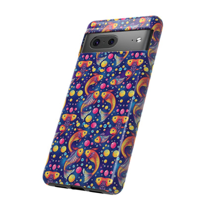 Tough Cases, Pisces, Zodiac, Bubble Pattern