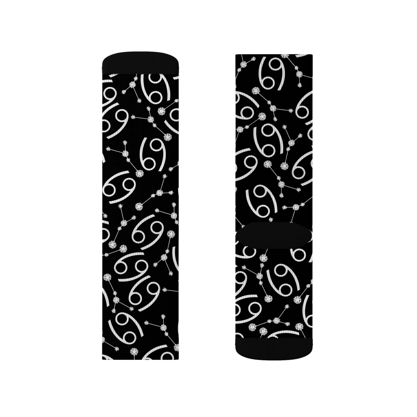 Zodiac Sublimation Socks Cancer Zodiac sign