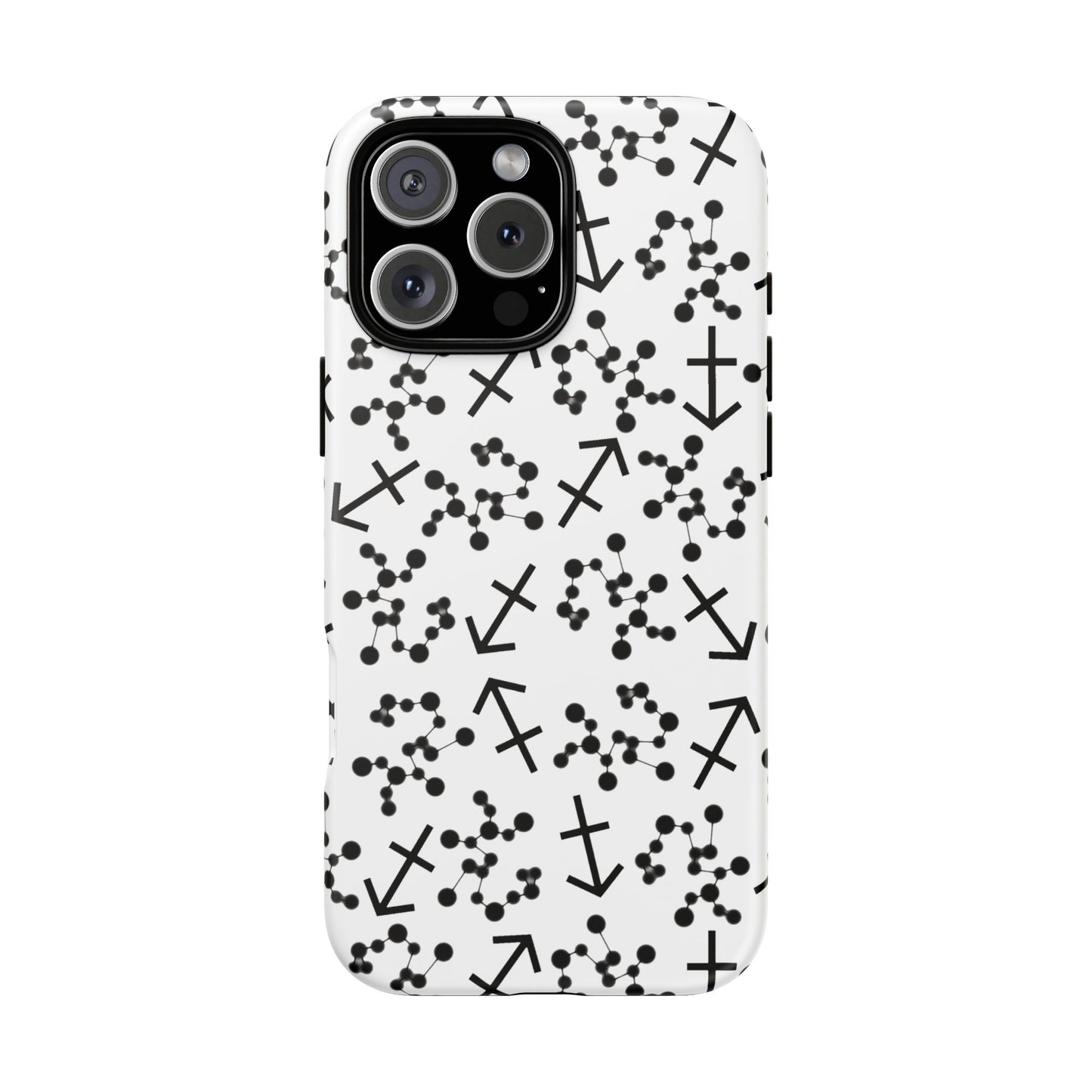 Tough Cases with the Sagittarius Zodiac sign for iPhone, Samsung Galaxy, and Google Pixel devices