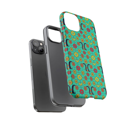 Tough Cases, Aquarius, Zodiac v2, Flower Pattern