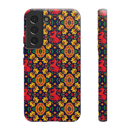 Tough Cases, Virgo, Zodiac v2, Flower Pattern
