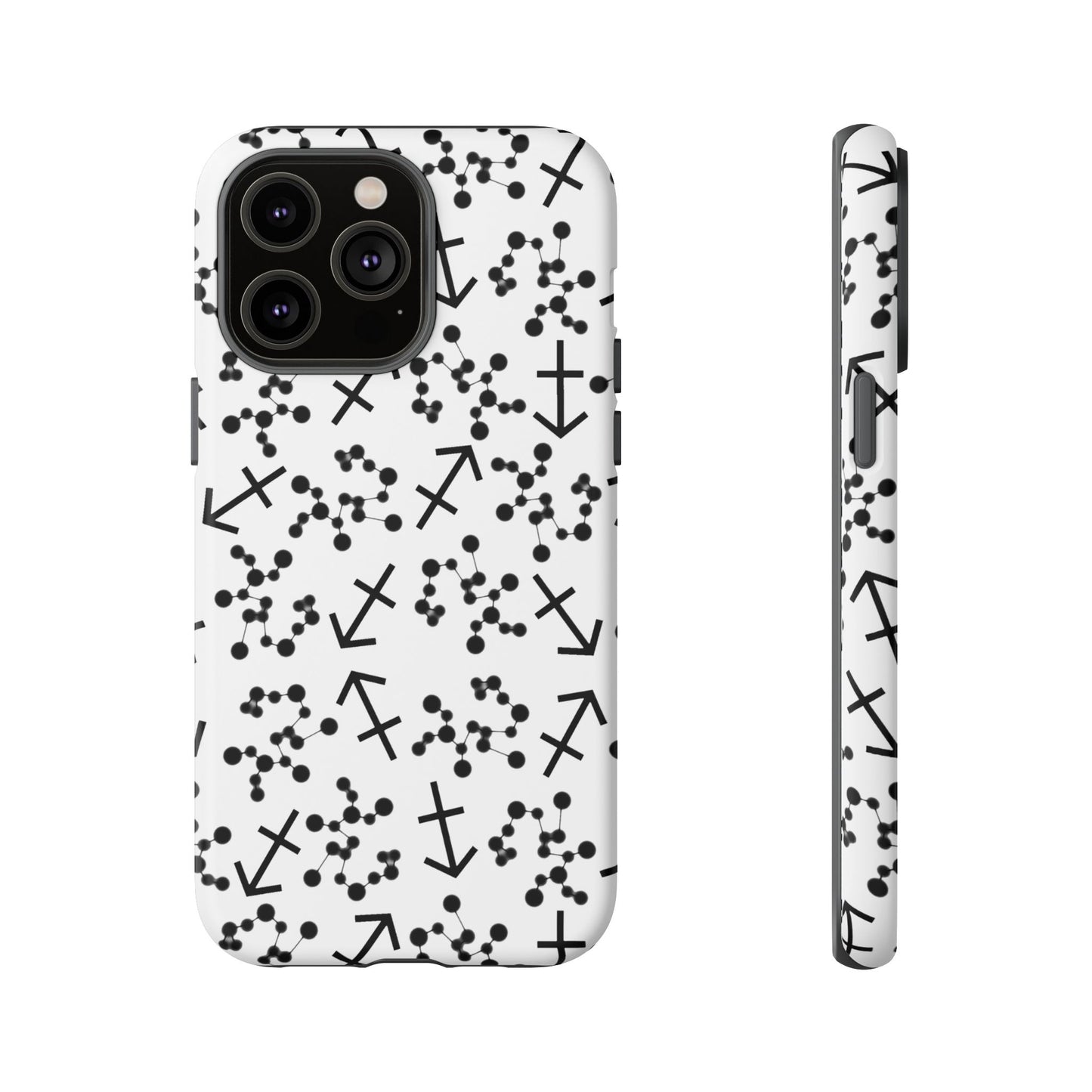 Tough Cases with the Sagittarius Zodiac sign for iPhone, Samsung Galaxy, and Google Pixel devices