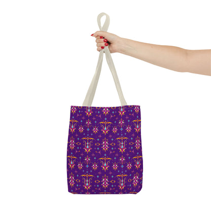 Tote Bag (AOP), Sagittarius, Zodiac, Jewel Pattern