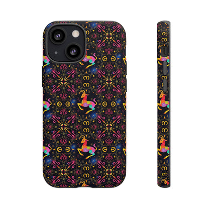 Tough Cases, Capricorn, Zodiac v2, Metal Pattern