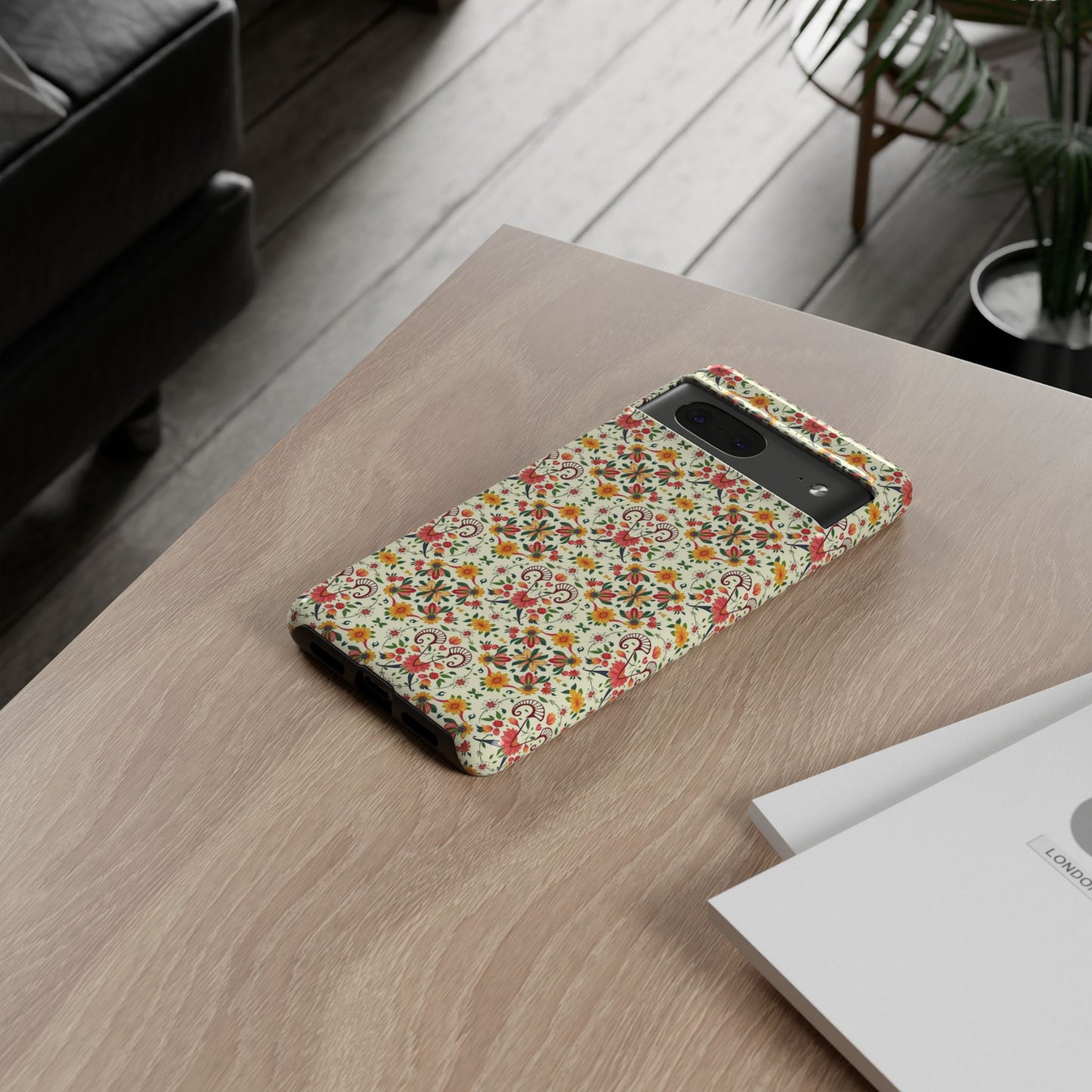 Tough Cases, Aries, Zodiac, Flower Pattern