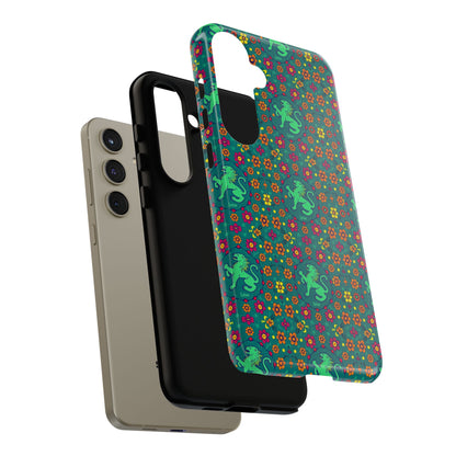Tough Cases, Leo, Zodiac v3, Flower Pattern