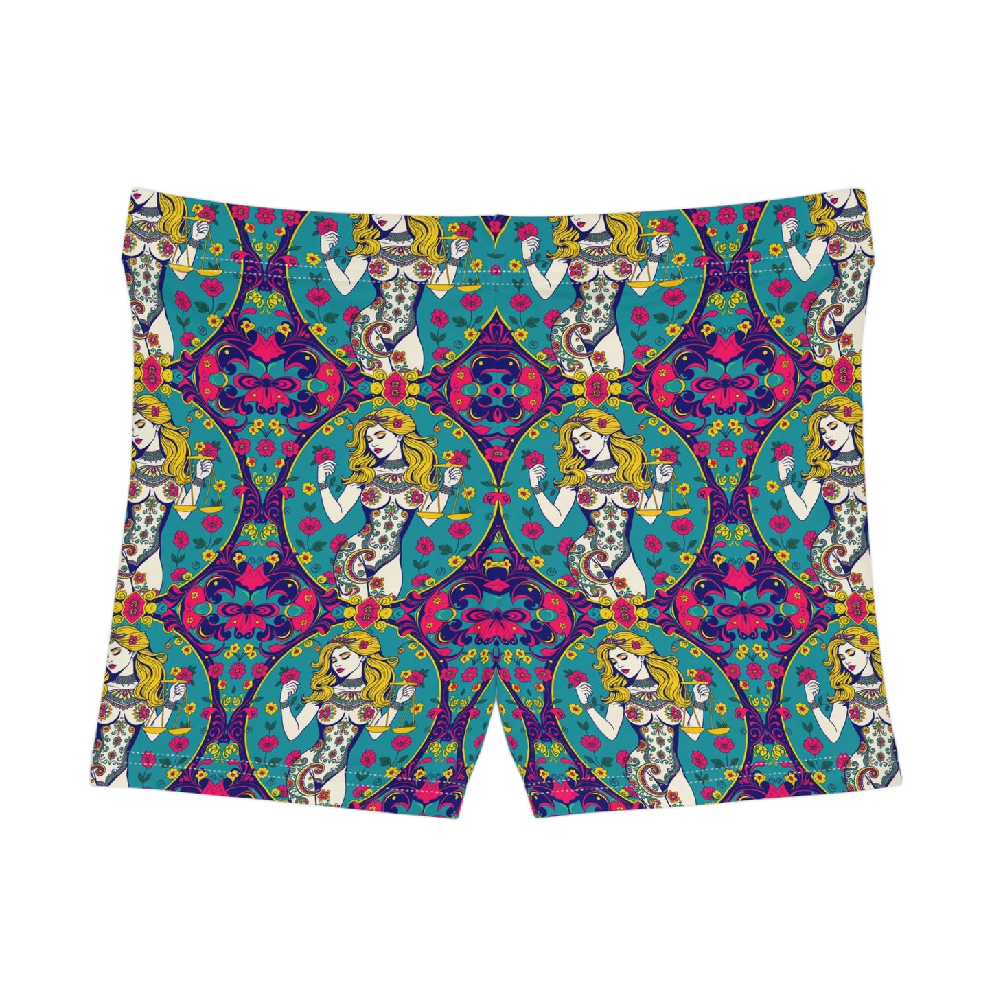 Women's Shorts, (AOP), Libra, Zodiac v2, Sexy Pattern