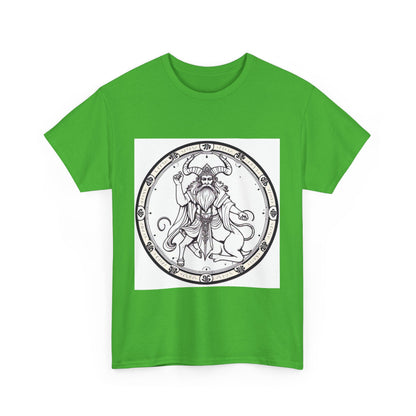 Unisex Heavy Cotton T-Shirt, Bull Centaur, Taurus Zodiac Design
