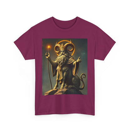 Unisex Heavy Cotton T-Shirt, Taurus God, Zodiac Design
