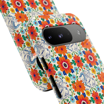 Tough Cases, Virgo, Zodiac v4, Flower Pattern