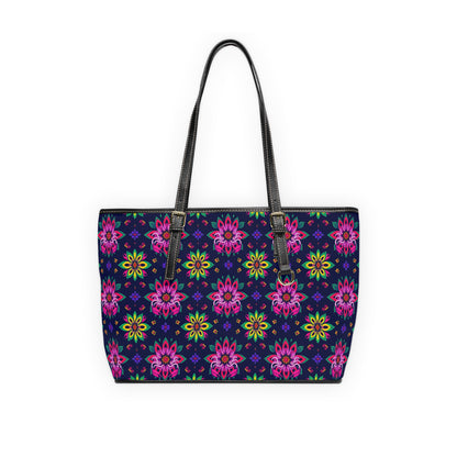 Leather Shoulder Bag, Scorpio, Zodiac, Flower Pattern