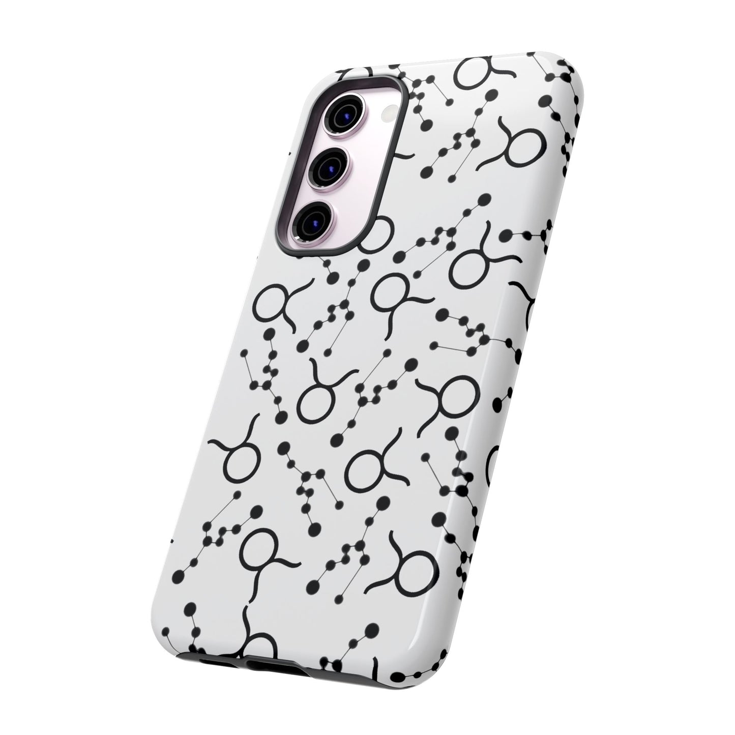 Tough Cases with the Taurus Zodiac sign for iPhone, Samsung Galaxy, and Google Pixel devices