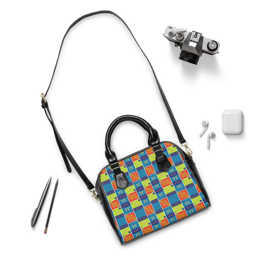 Shoulder Handbag, Gemini, Zodiac v3, Shapes Pattern
