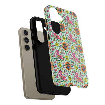 Tough Cases, Aquarius, Zodiac, Flower Pattern