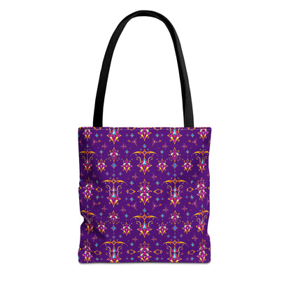 Tote Bag (AOP), Sagittarius, Zodiac, Jewel Pattern