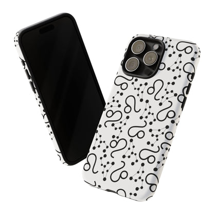 Tough Cases with the Leo Zodiac sign for iPhone, Samsung Galaxy, and Google Pixel devices