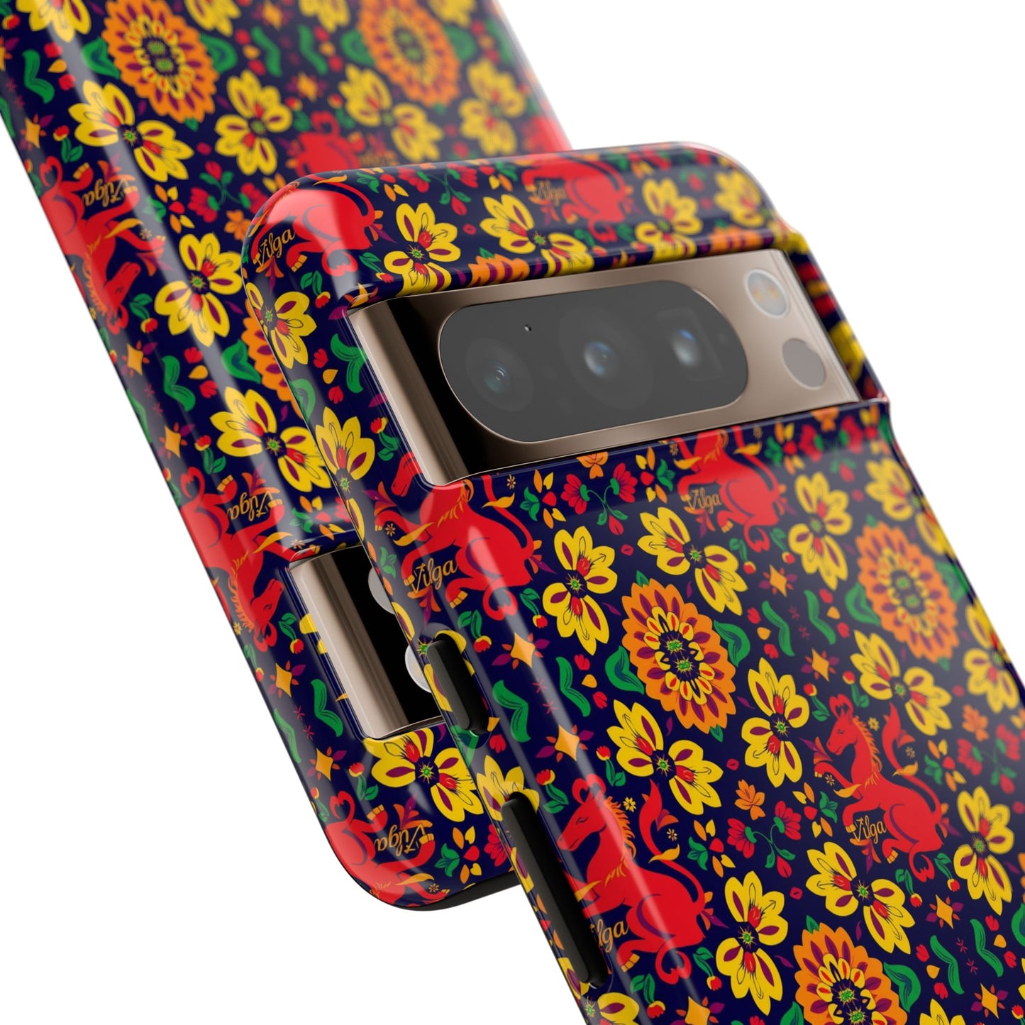 Tough Cases, Virgo, Zodiac v2, Flower Pattern