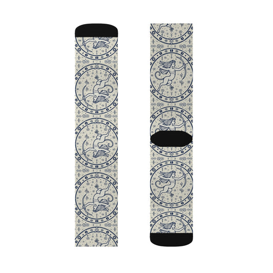 Sublimation Socks, Sagittarius, Zodiac v1, Pattern